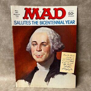 Mad Magazine March 1976 No. 181 Salutes Bicentennial Year